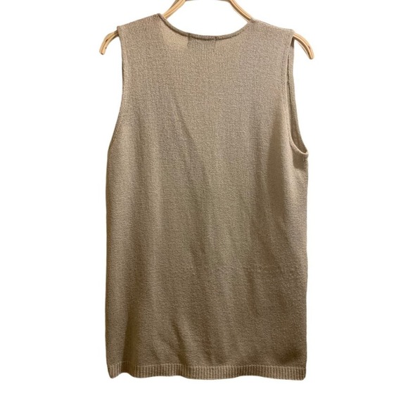 Vintage Fashion by Keeno sleeveless sweater vest - Picture 6 of 6